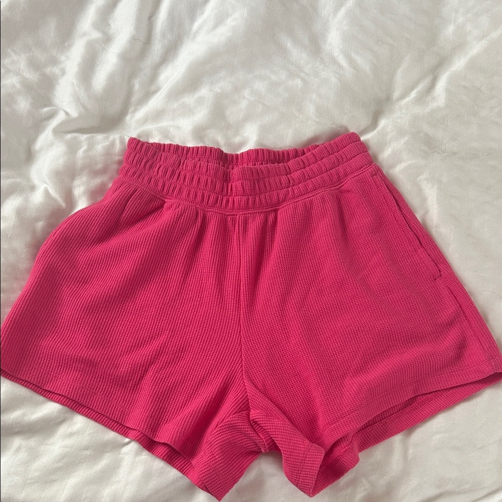 Gilly Hicks Vibrant Pink Athletic Shorts